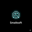 Smaltsoft company logo: AI experts, blue and dark mode compatible